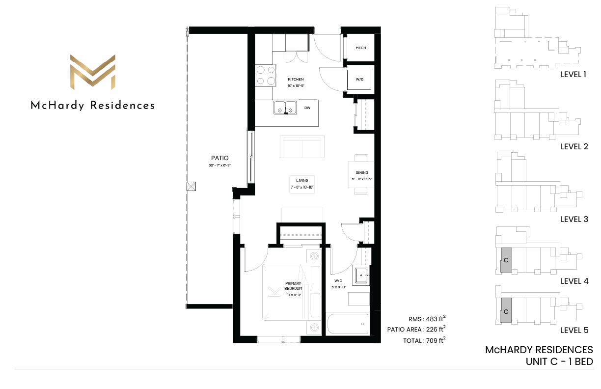 Unit C floor plan