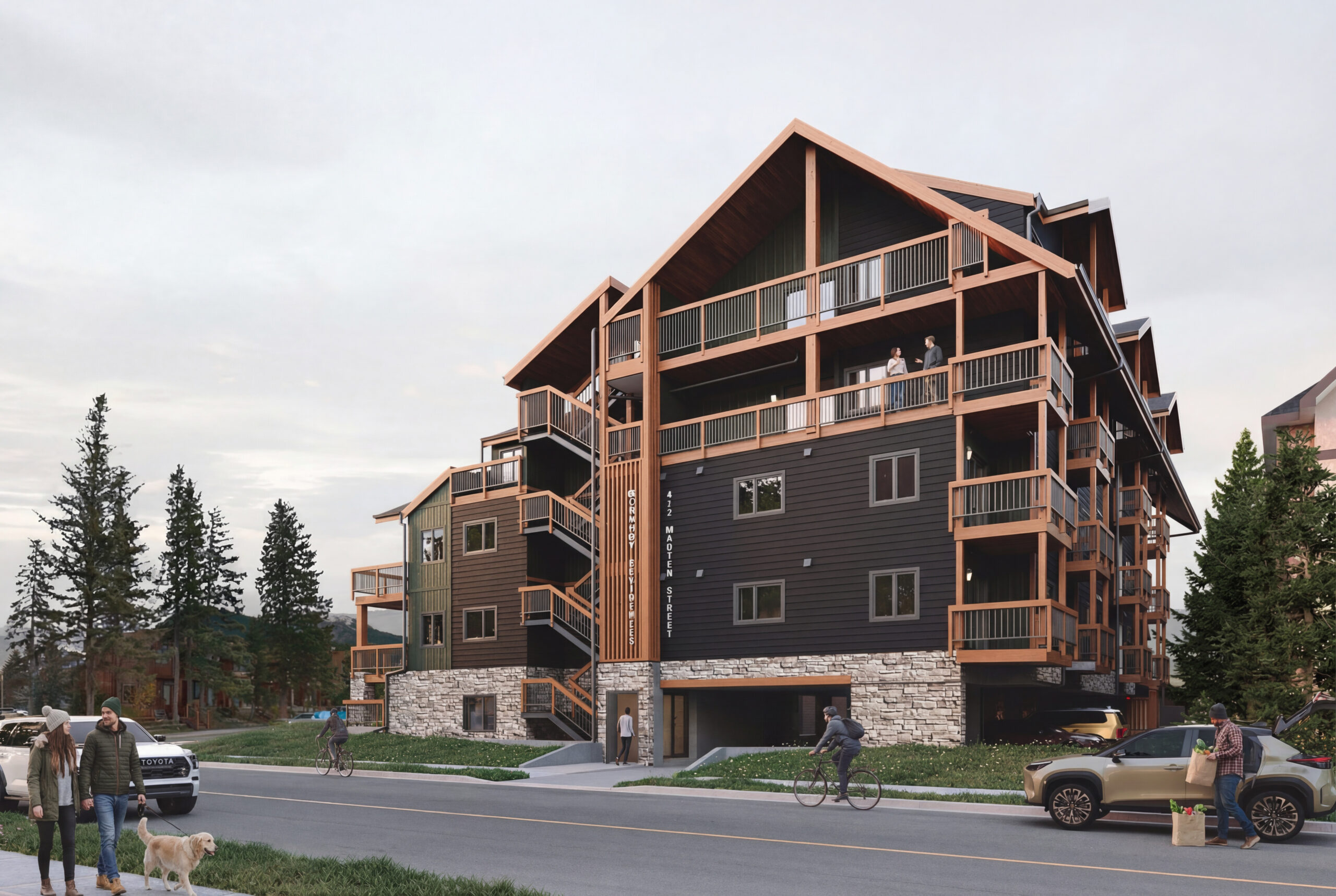 View of McHardy Residences development